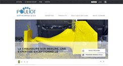 Desktop Screenshot of pouliotorthopedique.com